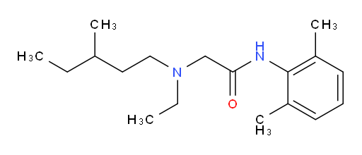 N-(2,6-dimethylphenyl)-2-(ethyl(3-methylpentyl)amino)acetamide