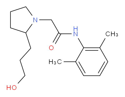 N-(2,6-dimethylphenyl)-2-(2-(3-hydroxypropyl)pyrrolidin-1-yl)acetamide