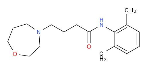 N-(2,6-dimethylphenyl)-4-(1,4-oxazepan-4-yl)butanamide