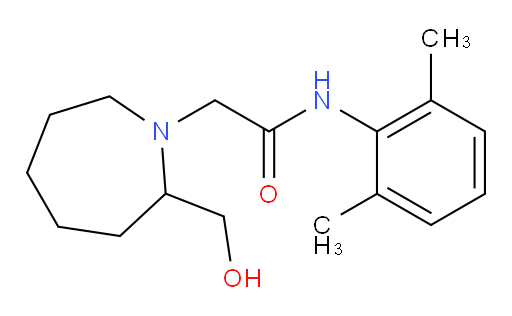 N-(2,6-dimethylphenyl)-2-(2-(hydroxymethyl)azepan-1-yl)acetamide