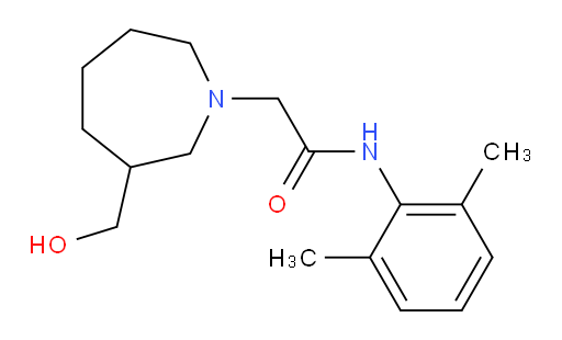 N-(2,6-dimethylphenyl)-2-(3-(hydroxymethyl)azepan-1-yl)acetamide