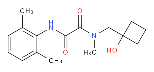 N1-(2,6-dimethylphenyl)-N2-((1-hydroxycyclobutyl)methyl)-N2-methyloxalamide