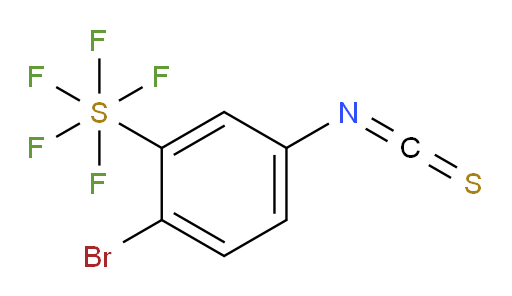 (2-Bromo-5-isothiocyanatophenyl)sulfur pentafluoride