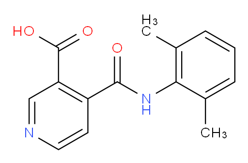 4-((2,6-dimethylphenyl)carbamoyl)nicotinic acid