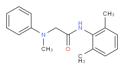 N-(2,6-dimethylphenyl)-2-(methyl(phenyl)amino)acetamide