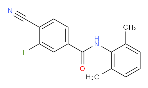4-cyano-N-(2,6-dimethylphenyl)-3-fluorobenzamide