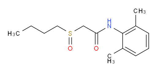 2-(butylsulfinyl)-N-(2,6-dimethylphenyl)acetamide