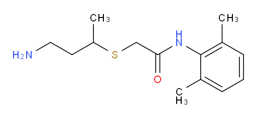 2-((4-aminobutan-2-yl)thio)-N-(2,6-dimethylphenyl)acetamide