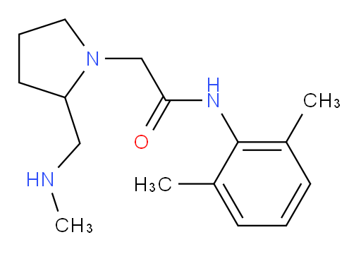 N-(2,6-dimethylphenyl)-2-(2-((methylamino)methyl)pyrrolidin-1-yl)acetamide