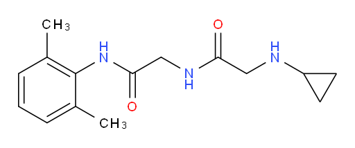 2-(cyclopropylamino)-N-(2-((2,6-dimethylphenyl)amino)-2-oxoethyl)acetamide