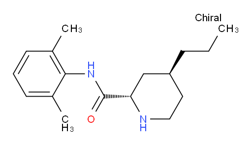 (2S,4S)-N-(2,6-dimethylphenyl)-4-propylpiperidine-2-carboxamide