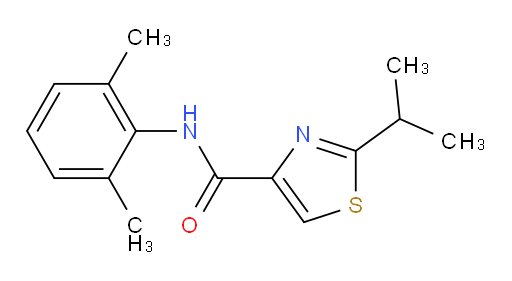 N-(2,6-dimethylphenyl)-2-isopropylthiazole-4-carboxamide