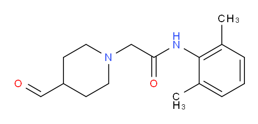N-(2,6-dimethylphenyl)-2-(4-formylpiperidin-1-yl)acetamide