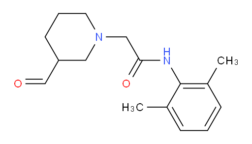 N-(2,6-dimethylphenyl)-2-(3-formylpiperidin-1-yl)acetamide