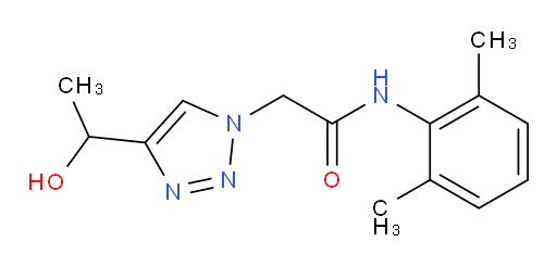 N-(2,6-dimethylphenyl)-2-(4-(1-hydroxyethyl)-1H-1,2,3-triazol-1-yl)acetamide