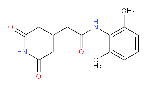 N-(2,6-dimethylphenyl)-2-(2,6-dioxopiperidin-4-yl)acetamide