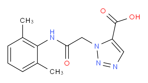 1-(2-((2,6-dimethylphenyl)amino)-2-oxoethyl)-1H-1,2,3-triazole-5-carboxylic acid