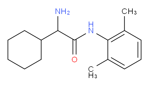 2-amino-2-cyclohexyl-N-(2,6-dimethylphenyl)acetamide