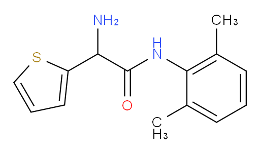 2-amino-N-(2,6-dimethylphenyl)-2-(thiophen-2-yl)acetamide