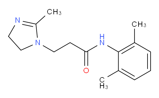 N-(2,6-dimethylphenyl)-3-(2-methyl-4,5-dihydro-1H-imidazol-1-yl)propanamide