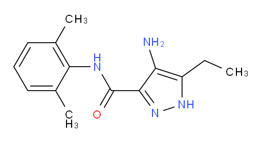 4-amino-N-(2,6-dimethylphenyl)-5-ethyl-1H-pyrazole-3-carboxamide