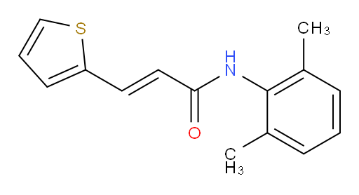 (E)-N-(2,6-dimethylphenyl)-3-(thiophen-2-yl)acrylamide