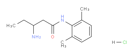 3-amino-N-(2,6-dimethylphenyl)pentanamide hydrochloride
