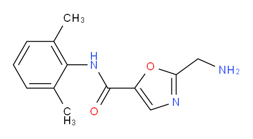 2-(aminomethyl)-N-(2,6-dimethylphenyl)oxazole-5-carboxamide