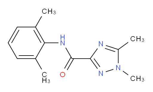 N-(2,6-dimethylphenyl)-1,5-dimethyl-1H-1,2,4-triazole-3-carboxamide