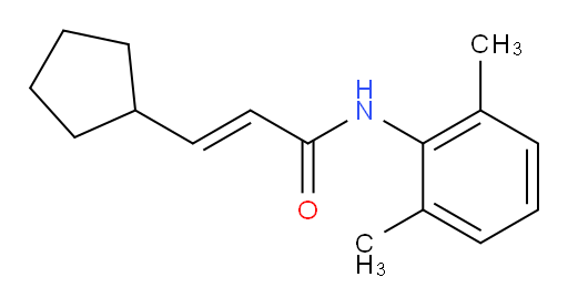 (E)-3-cyclopentyl-N-(2,6-dimethylphenyl)acrylamide