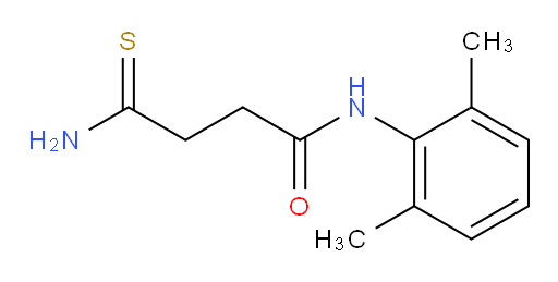 4-amino-N-(2,6-dimethylphenyl)-4-thioxobutanamide