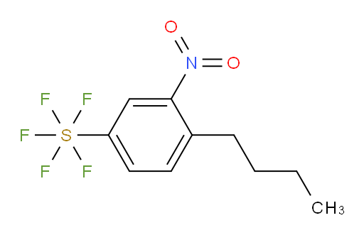 (4-Butyl-3-nitrophenyl)sulfur pentafluoride