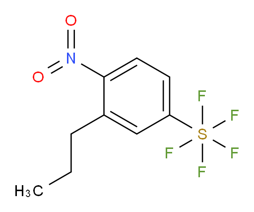 (4-nitro-3-propylphenyl)sulfur pentafluoride