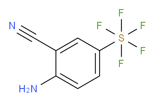 (4-amino-3-cyanophenyl)sulfur pentafluoride