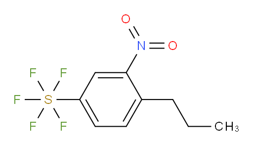 (3-nitro-4-propylphenyl)sulfur pentafluoride