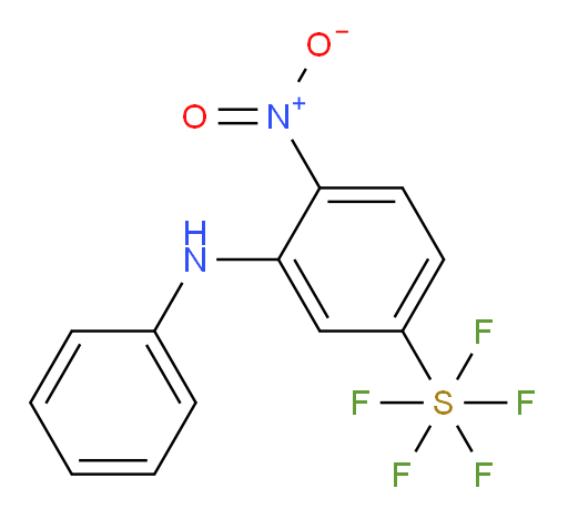 4-nitro-3-(phenylamino)(pentafluoromercapto)benzene