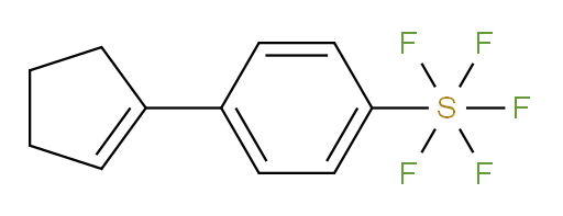 4-(cyclopent-1-en-1-yl)(pentafluoromercapto)benzene