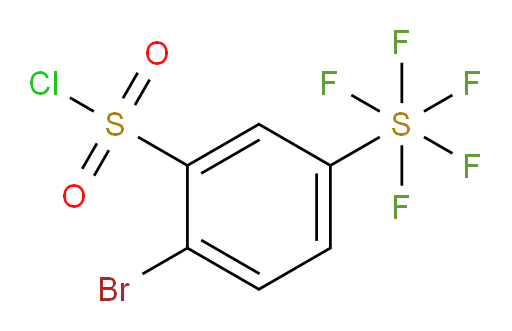 [4-Bromo-3-(chlorosulfonyl)phenyl]sulfur pentafluoride