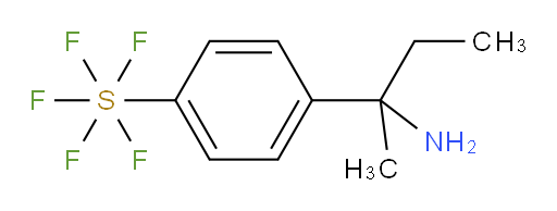 [4-(1-Amino-1-methylpropyl)phenyl]sulfur pentafluoride