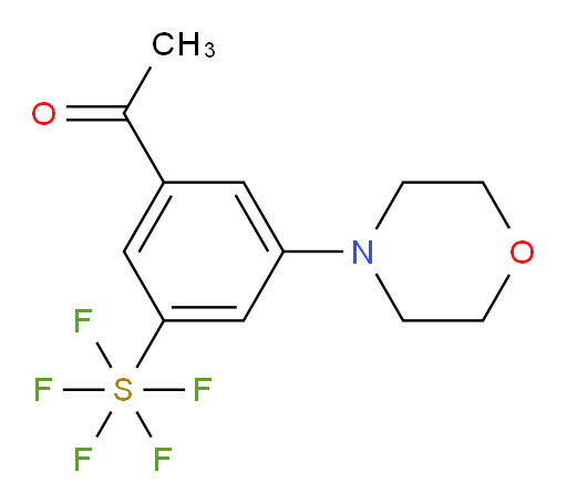 [3-Acetyl-5-(4-morpholinyl)phenyl]sulfur pentafluoride