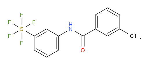 [3-[(3-methylbenzoyl)amino]phenyl]sulfur pentafluoride