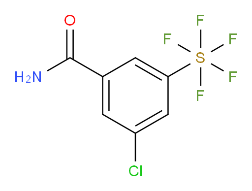 [3-(Aminocarbonyl)-5-chlorophenyl]sulfur pentafluoride