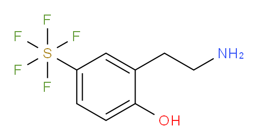 [3-(2-Aminoethyl)-4-hydroxyphenyl]sulfur pentafluoride