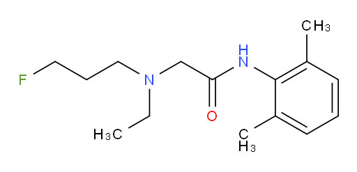N-(2,6-dimethylphenyl)-2-(ethyl(3-fluoropropyl)amino)acetamide