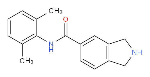 N-(2,6-dimethylphenyl)isoindoline-5-carboxamide