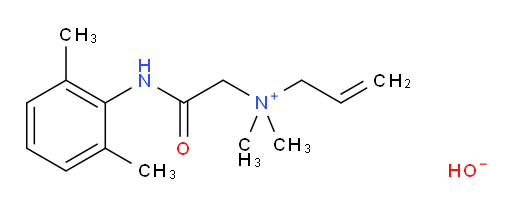N-(2-((2,6-dimethylphenyl)amino)-2-oxoethyl)-N,N-dimethylprop-2-en-1-aminium hydroxide