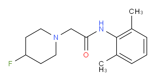 N-(2,6-dimethylphenyl)-2-(4-fluoropiperidin-1-yl)acetamide
