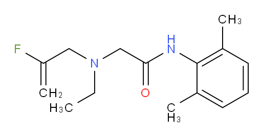 N-(2,6-dimethylphenyl)-2-(ethyl(2-fluoroallyl)amino)acetamide