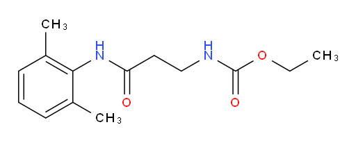 ethyl (3-((2,6-dimethylphenyl)amino)-3-oxopropyl)carbamate