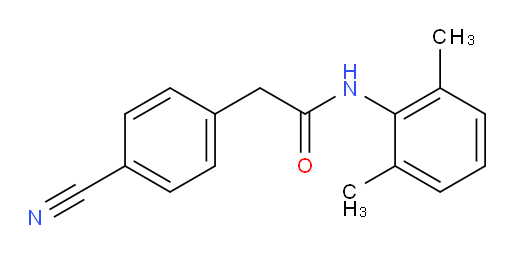 2-(4-cyanophenyl)-N-(2,6-dimethylphenyl)acetamide
